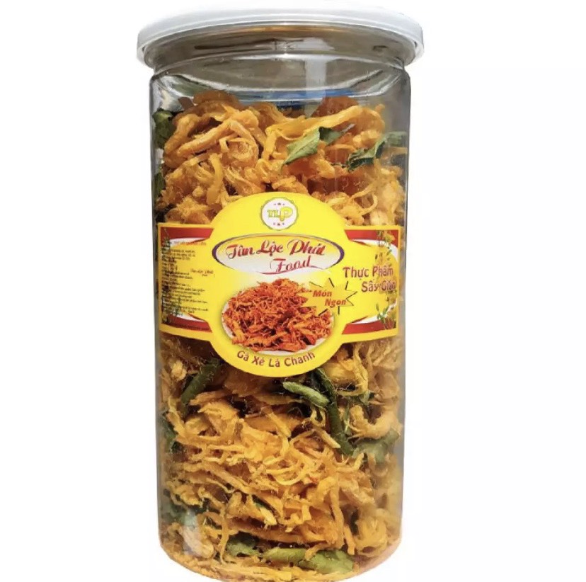 KHÔ GÀ XÉ LÁ CHANH TÂN LỘC PHÁT - MỖI HŨ 200G