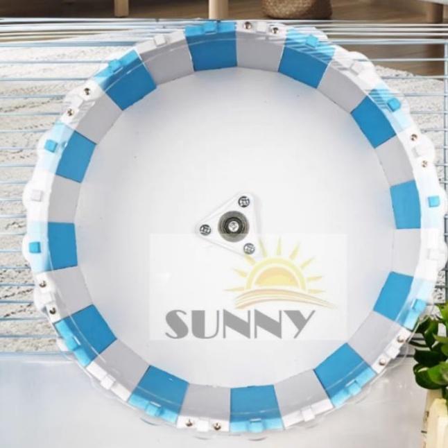 Wheel gỗ ép 19cm và 21cm, wheel gỗ viền mica cho hamster