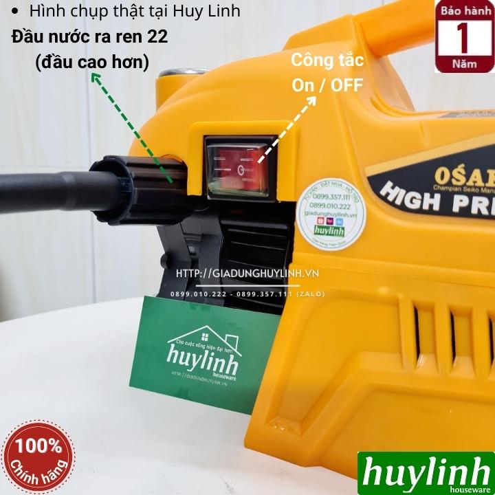 Máy xịt rửa xe cao áp Osaka RS1 - Màu cam - 2400W - Motor cảm ứng từ lõi đồng - Hàng chính hãng