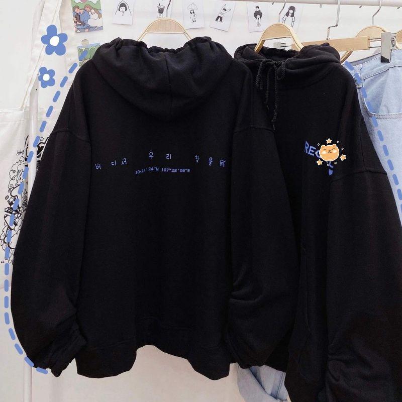 Áo Hoodie nỉ lót Bông Reg0d Form rộng Unisex ( ảnh thật