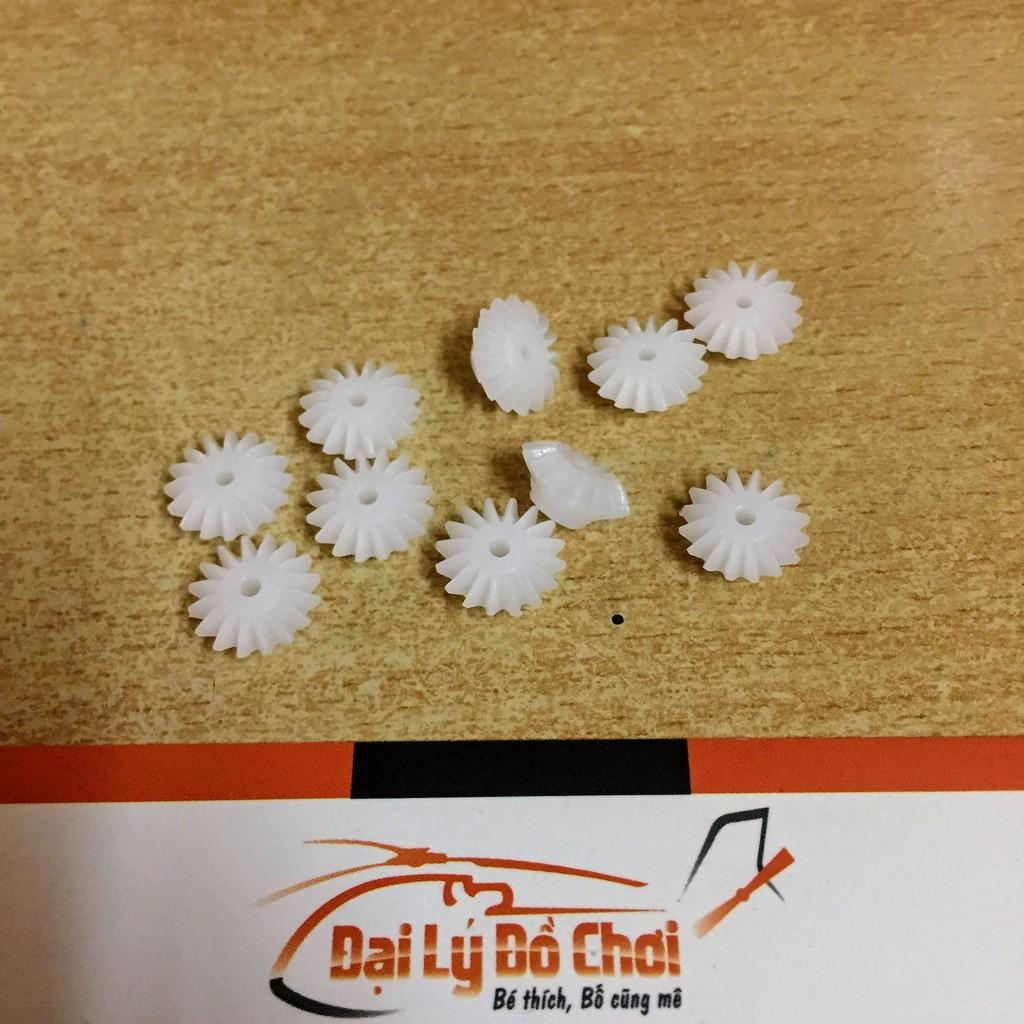 Bộ 10 cái bánh răng côn 16 răng lỗ trục 1.95mm