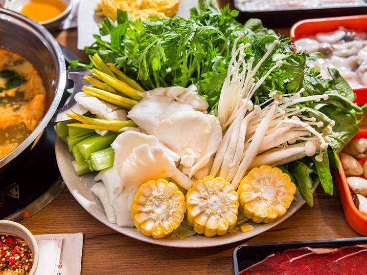 Rau vÃ  náº¥m Än kÃ¨m láºu