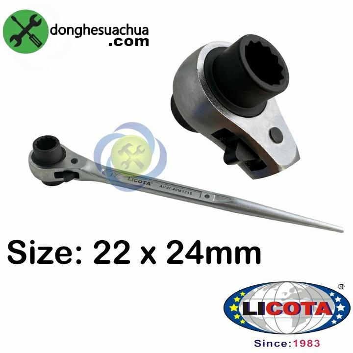 Cần siết đuôi chuột 22 x 24 LICOTA ARW-40M2224