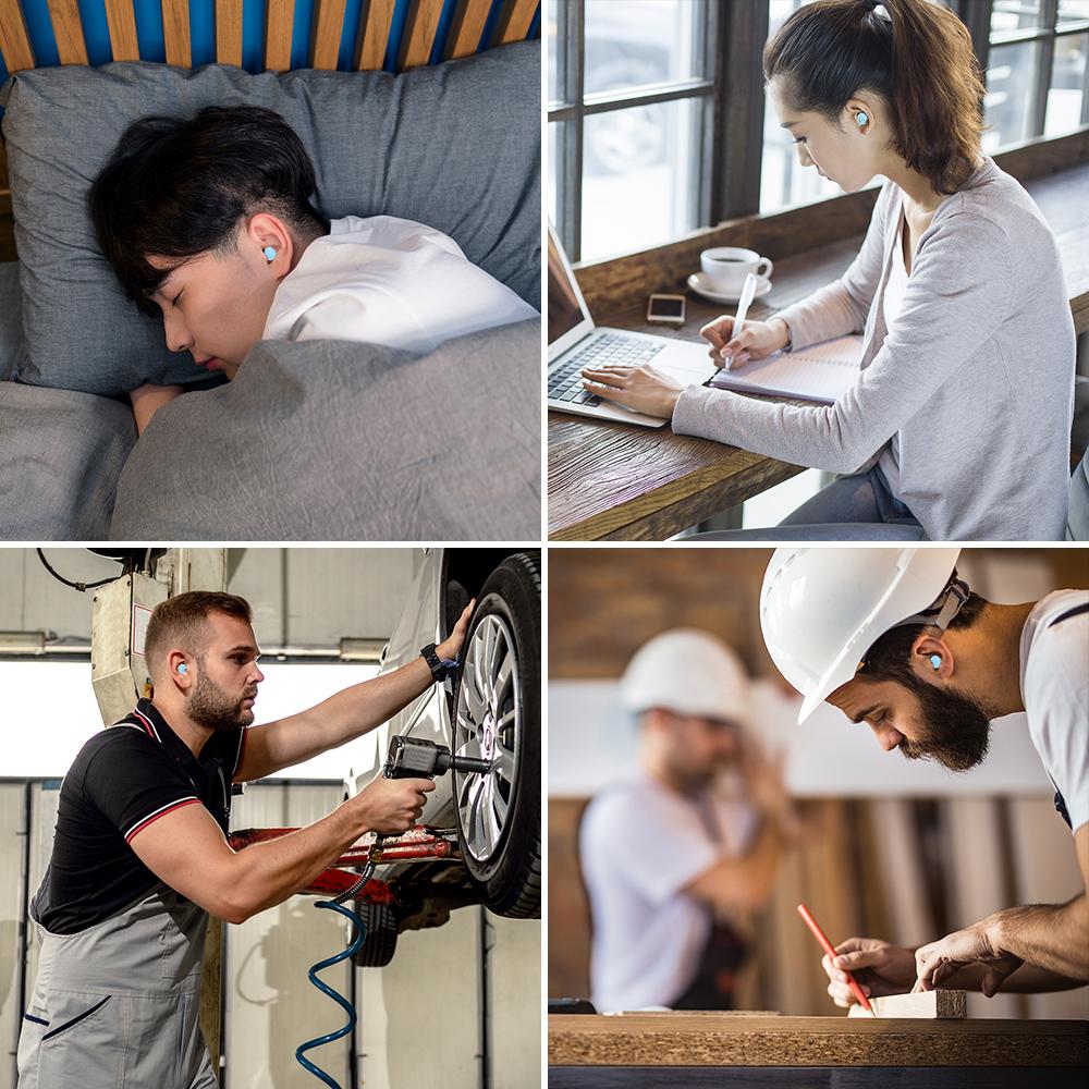 5 Cặp Nút Bịt Tai Bằng Bọt Xốp Siêu Mềm