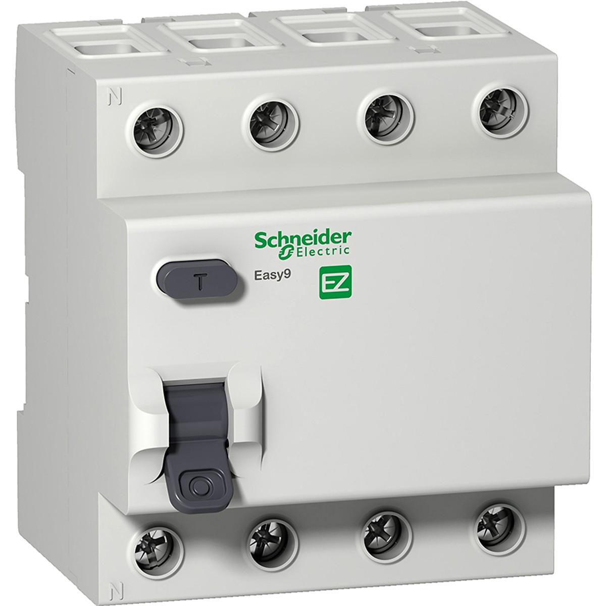 Cầu dao / Aptomat chống giật Easy9 RCCB 30mA 2P/4P