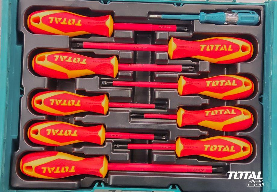 BỘ 10 CÔNG CỤ CẦM TAY CÁCH ĐIỆN TOTAL THKTV02S101 - HÀNG CHÍNH HÃNG