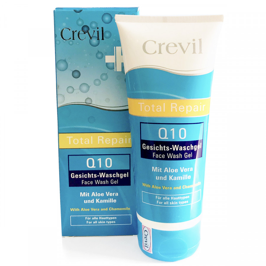 Sữa rửa mặt Crevil Q10 Total Repair, Face Wash Gel (200ml)