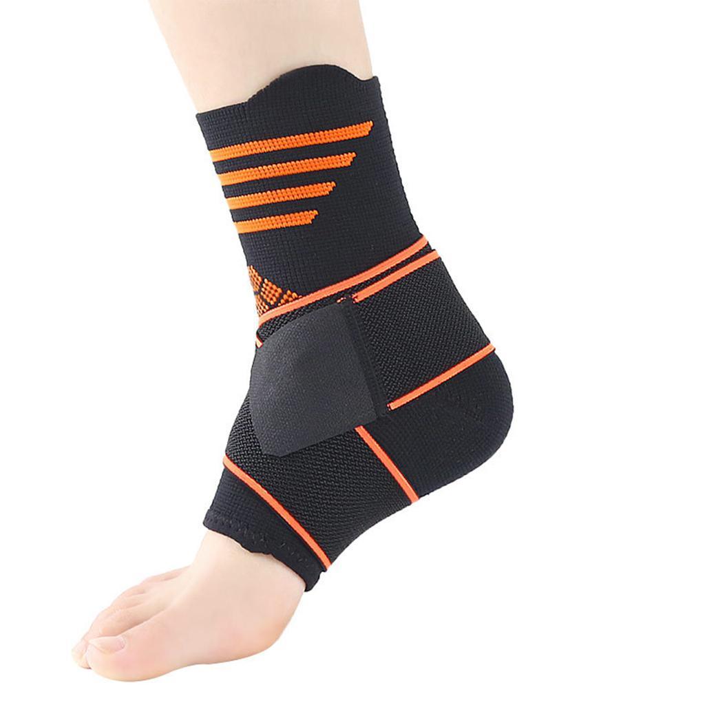 Ankle Support Brace Comfortable Washable Elastic Flexible Adjustable Compression Foot Wrap for Foot Protective ,Sports, Gym, Running, Cycling