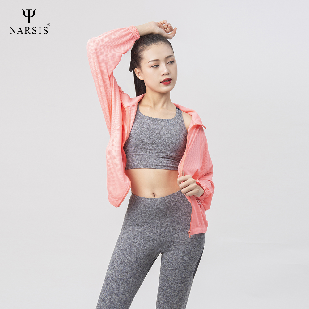 Áo khoác nữ Narsis L0020 màu hồng cam - XXL