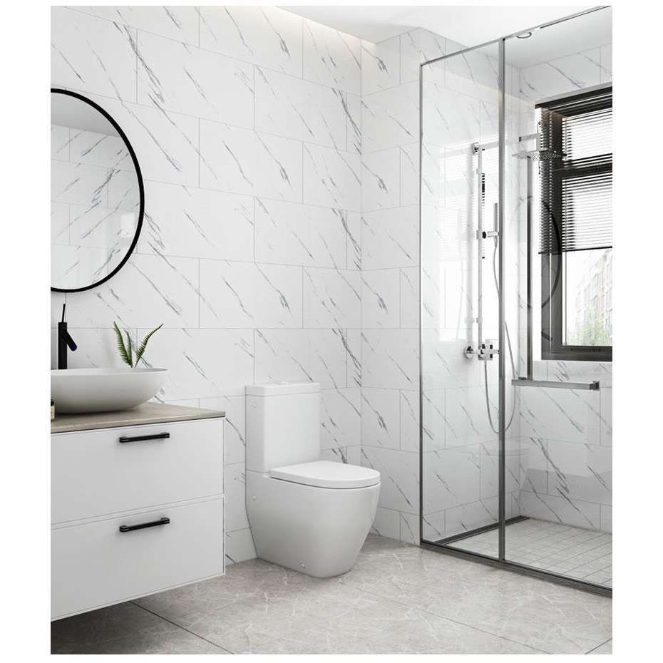 Bộ 15 Tấm Xốp Dán Tường 3D PVC Lá Hồng 60x30cm Keo Sẵn Dày 2,5mm Cao Cấp, Sang trọng