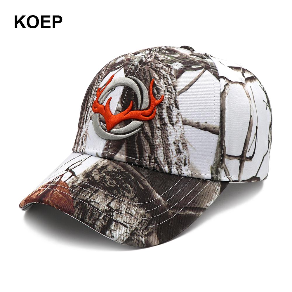 KOEP MỚI CAMO Bóng chày Cá mũ câu cá nam săn bắn ngoài trời Color: Black Size: One Size Fits Most