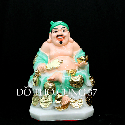 TƯỢNG THẦN TÀI - THỔ ĐỊA MÀU XANH NGỌC