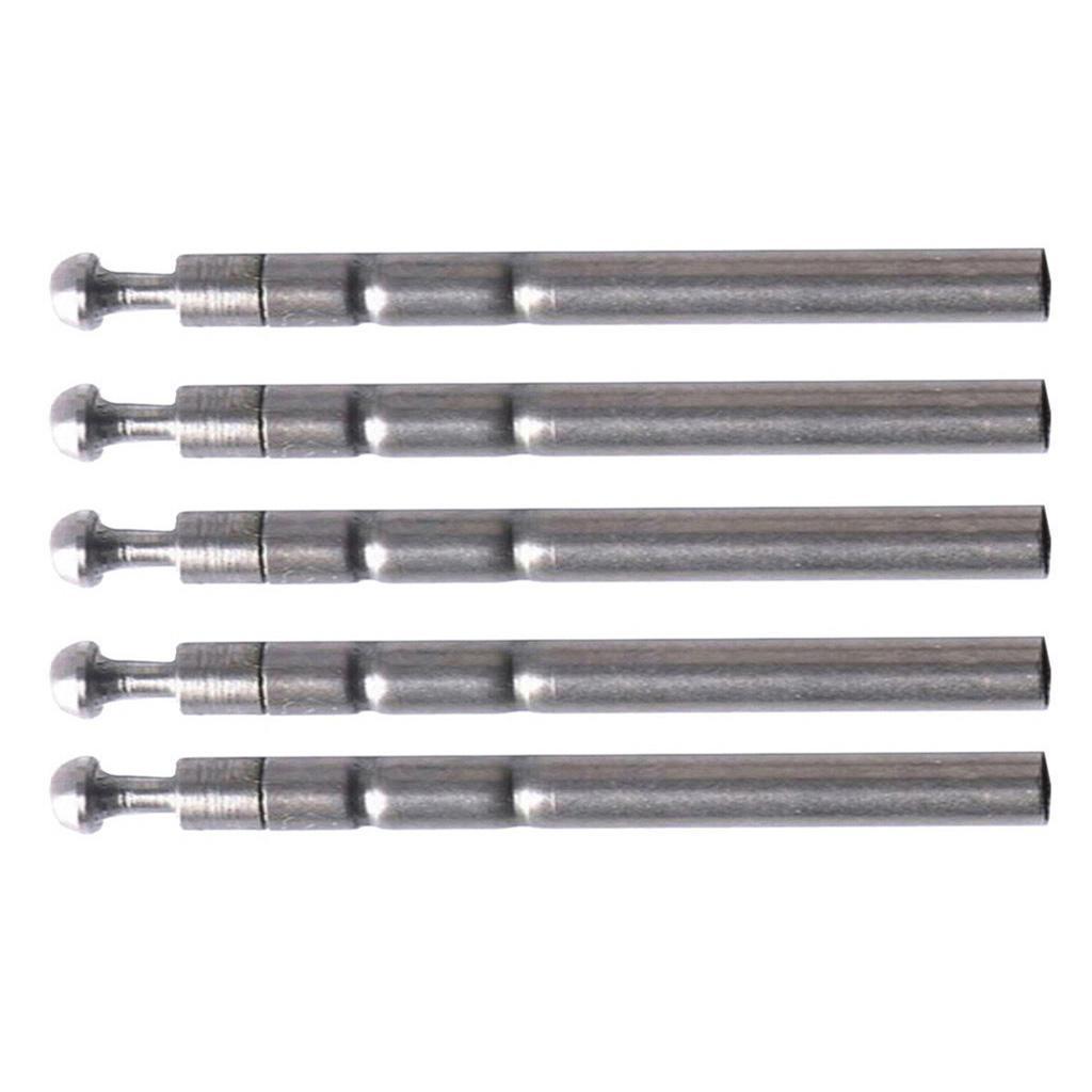 2x5 Pieces Stainless Steel Swivel Rod Tip Swivel Inner Diameter 0.7mm