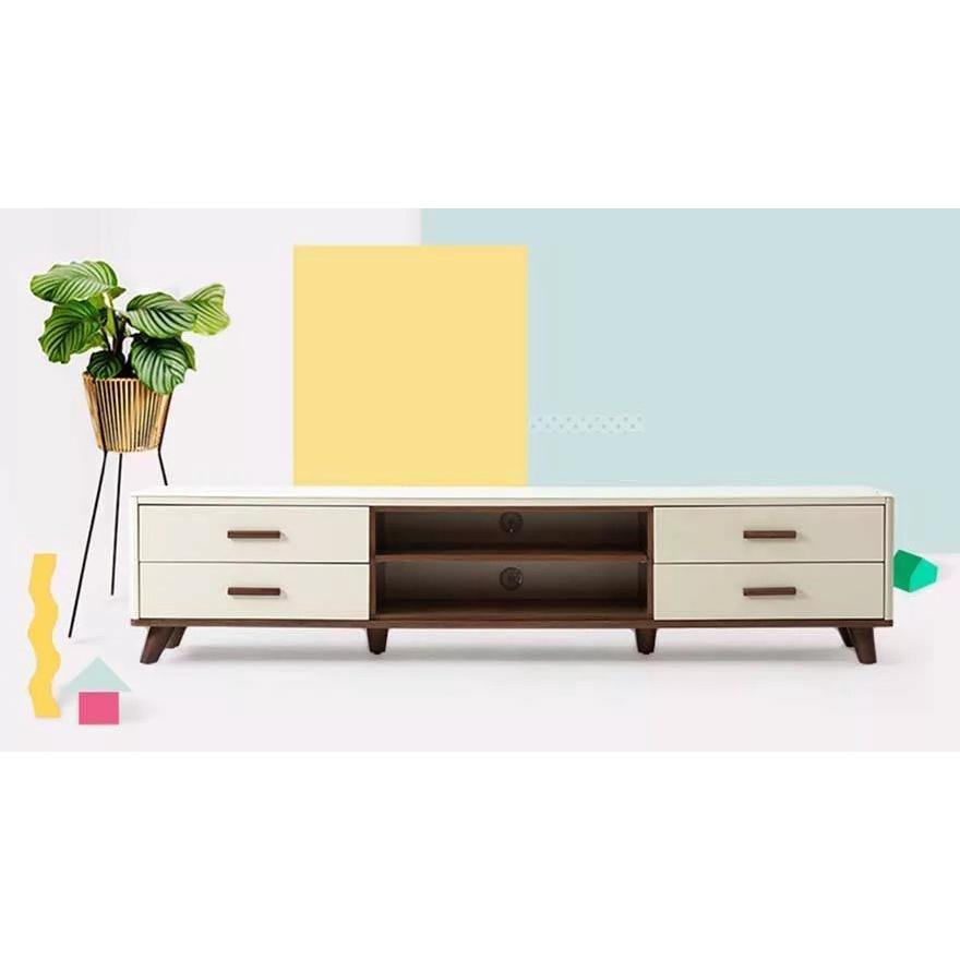 Made in VN Kệ tivi phòng khách thiết kế đẹp, tiện dụng gỗ mdf 17mm công ty Mộc Phát độ bền trên 30 năm AN066