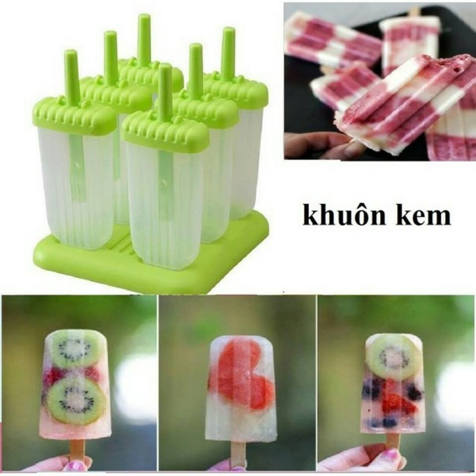 Khuôn làm kem 6 que
