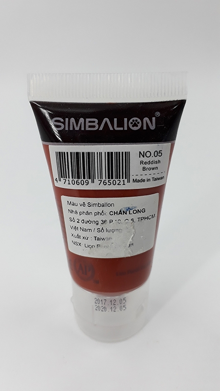 Màu Vẽ Simbalion Acrylic 30ml NAC30 - 05 - Nâu