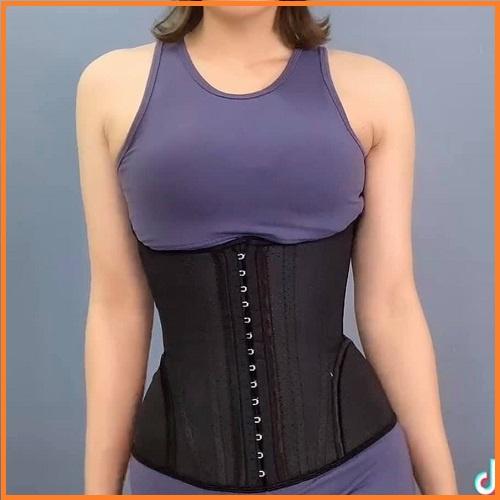 Đai Nịt Bụng Latex "Thế Hệ Mới" che mỡ lưng, giảm mỡ bụng VITA LATEX Cao Cấp. Tặng kèm Thước Dây