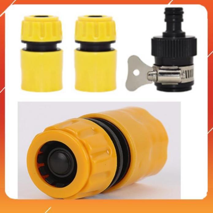 Bộ dây vòi xịt bơm nước tưới rửa , tăng áp 3 lần, loại 7m, 10m 206622-5 cút sập,nối đen + khăn phượt