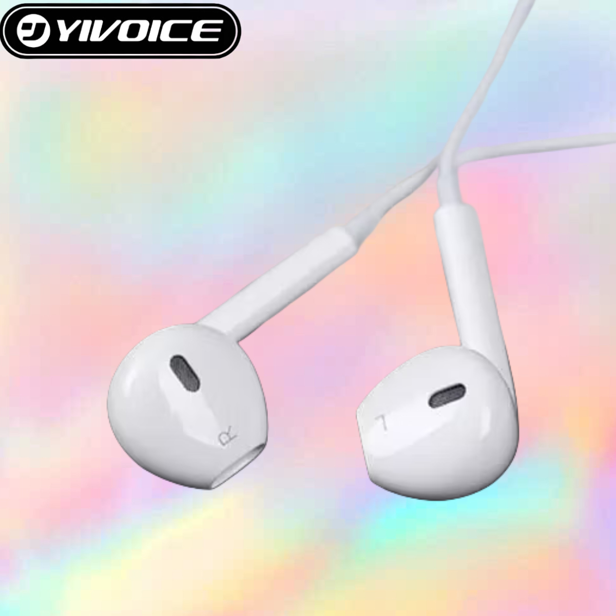 Tai nghe dây Yivoice P20 Mix chân cắm Light-ning dùng nghe nhạc và đàm thoại cho các dòng điện thoại i-phone- Hàng chính hãng
