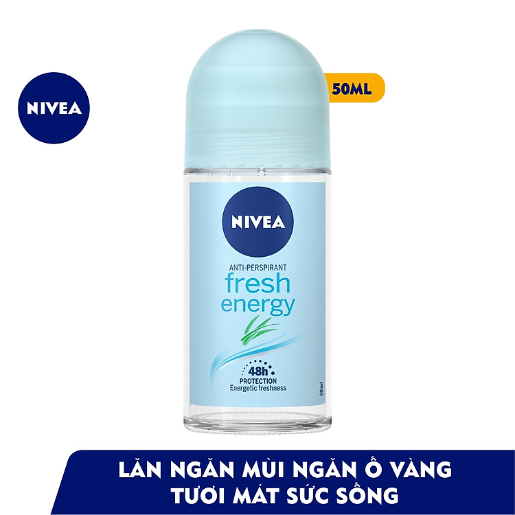 Lăn Ngăn Mùi NIVEA Fresh Energy Tươi Mát Sức Sống (50ml) - 83754