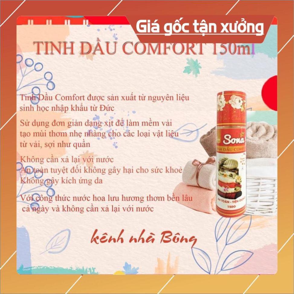 Xả Vải Khô SoNa 150ml Hương Comfort &amp; Downy/ Tinh dầu comfort và Downy