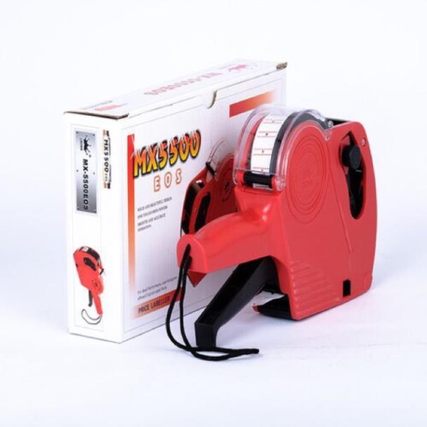 Combo máy bấm giá MX 5500 + 10 cuộn tem giá + 1 ống mực dự phòng