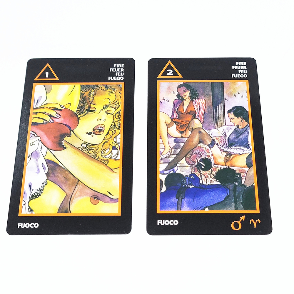 [Size Gốc] Bộ Bài Manara Tarot 78 Lá Bài 7x12 Cm Tặng Đá Thanh Tẩy