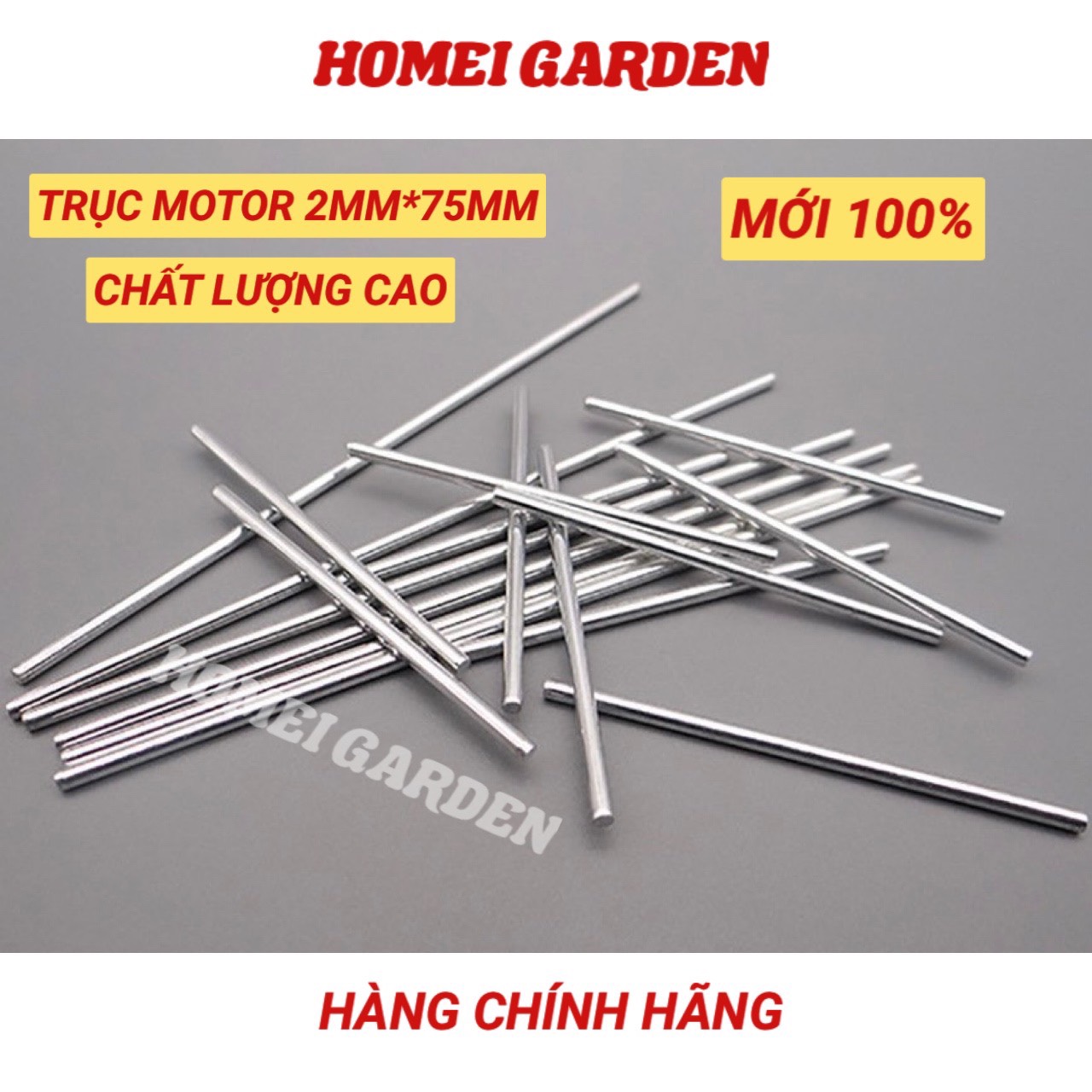 10 trục mô tơ 2x75mm chất lượng cao chế tạo xe tàu DIY - HM0021