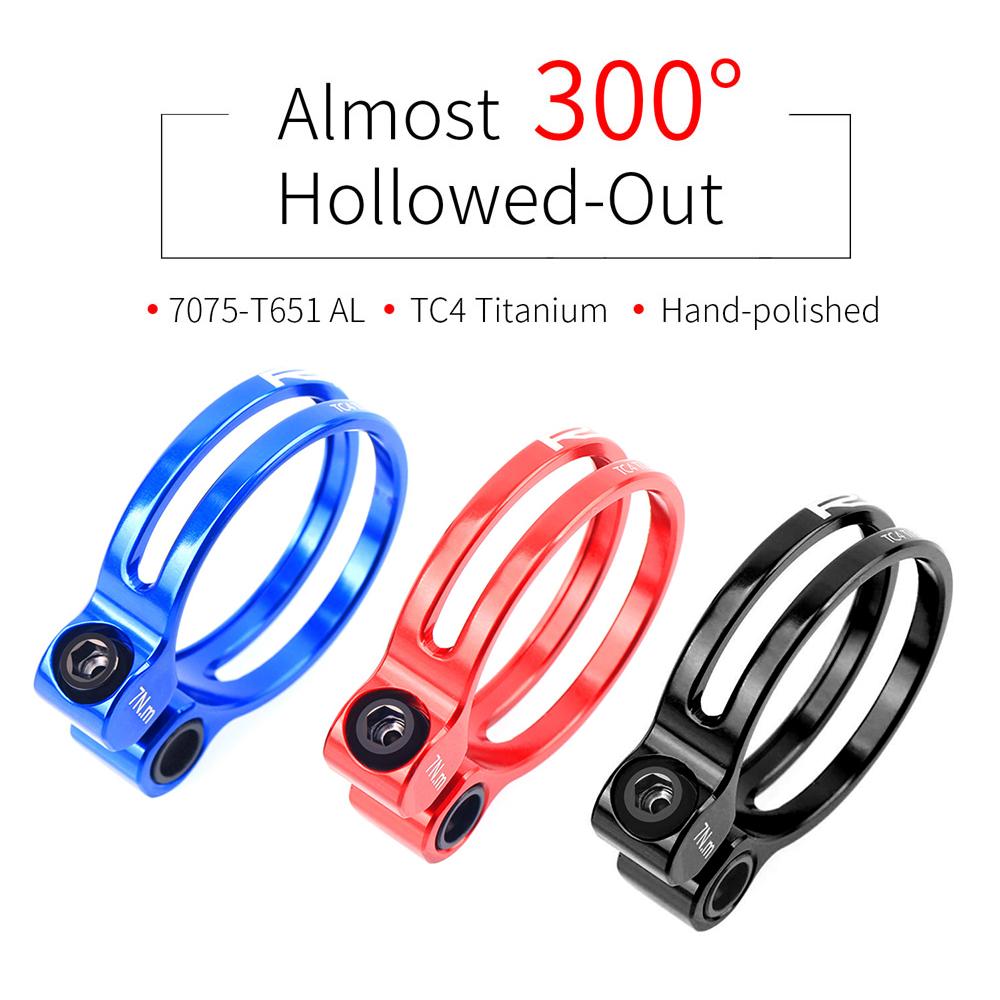 Kẹp an toàn cho yên xe đạp leo núi, bằng hợp kim nhôm trụ 31.8/34.9mm