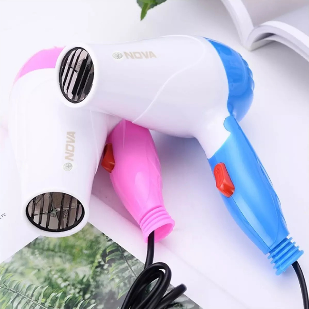 Máy Sấy Tóc Mini Cầm Tay NOVA Chất Lượng Cao - Tiện Lợi - Dễ Sử Dụng – Công Suất Mạnh 1000W