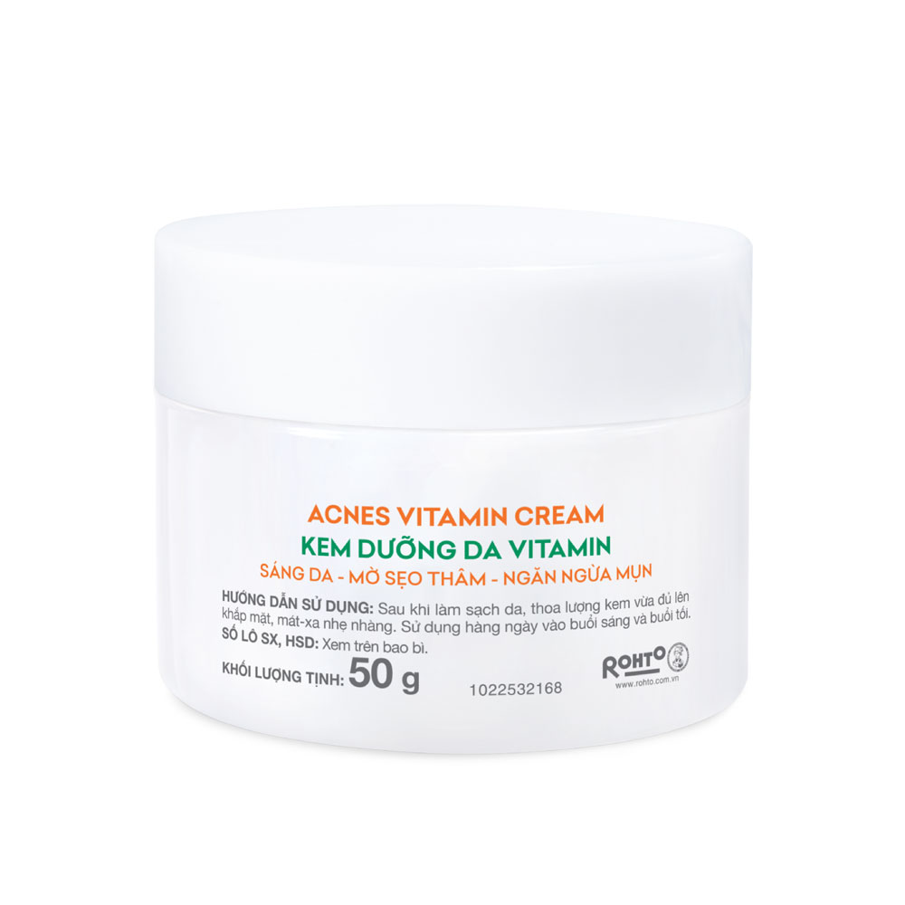 Kem dưỡng vitamin làm sáng da mờ sẹo thâm Acnes Vitamin Cream 50g