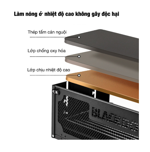 Bếp nướng than hoa gấp gọn Blackdog BD-SKL003