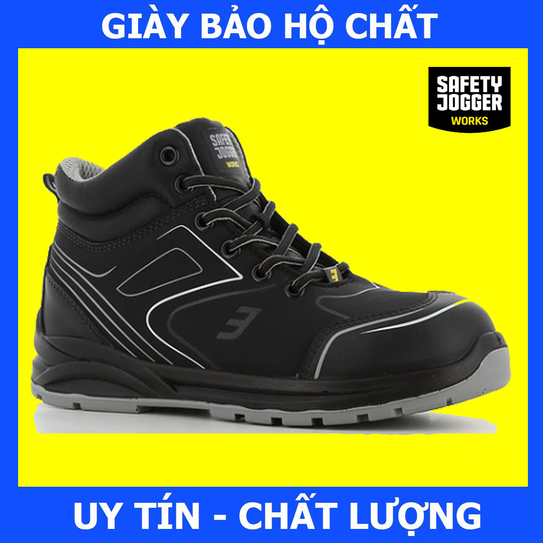 [Hàng Chính Hãng] Giày Bảo Hộ Safety Jogger Cador S3 MID Da Chất Lượng Cao, Chống Va Đập Mạnh, Chống Đâm Xuyên