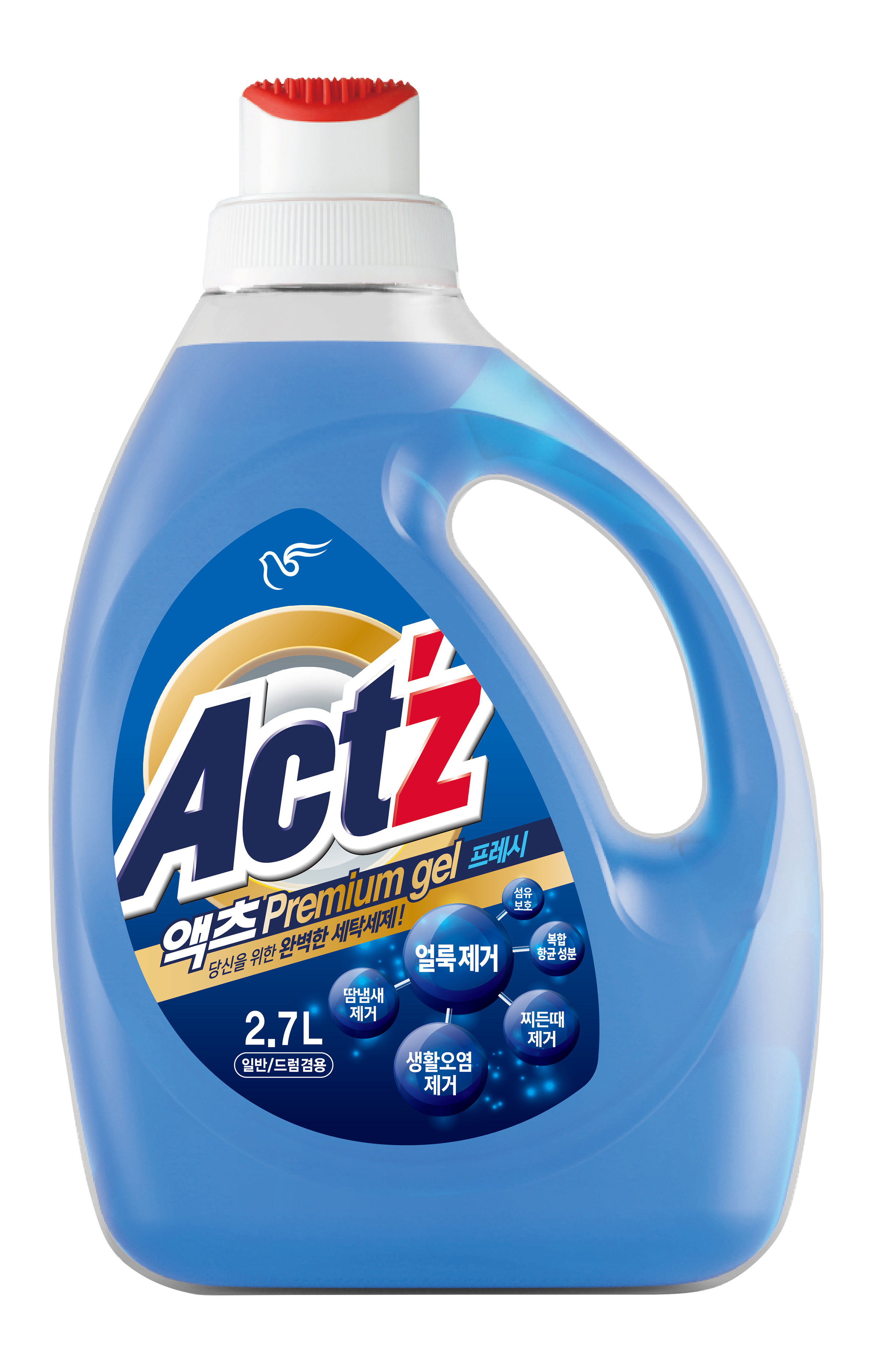 Nước giặt cao cấp PIGEON ACT'Z Premium Gel Hàn Quốc  chai 2.7L