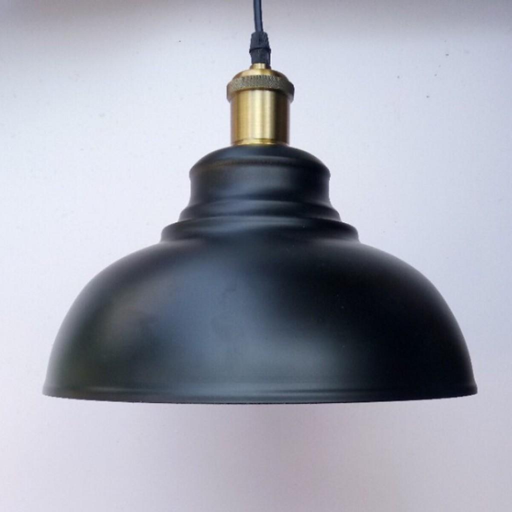 Đèn thả đui đồng D300 đen trắng AHN-10