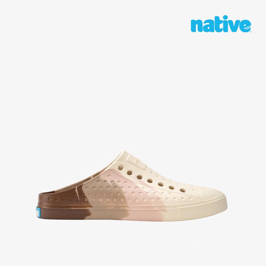 Giày Mules Unisex NATIVE Jefferson Clog Marble