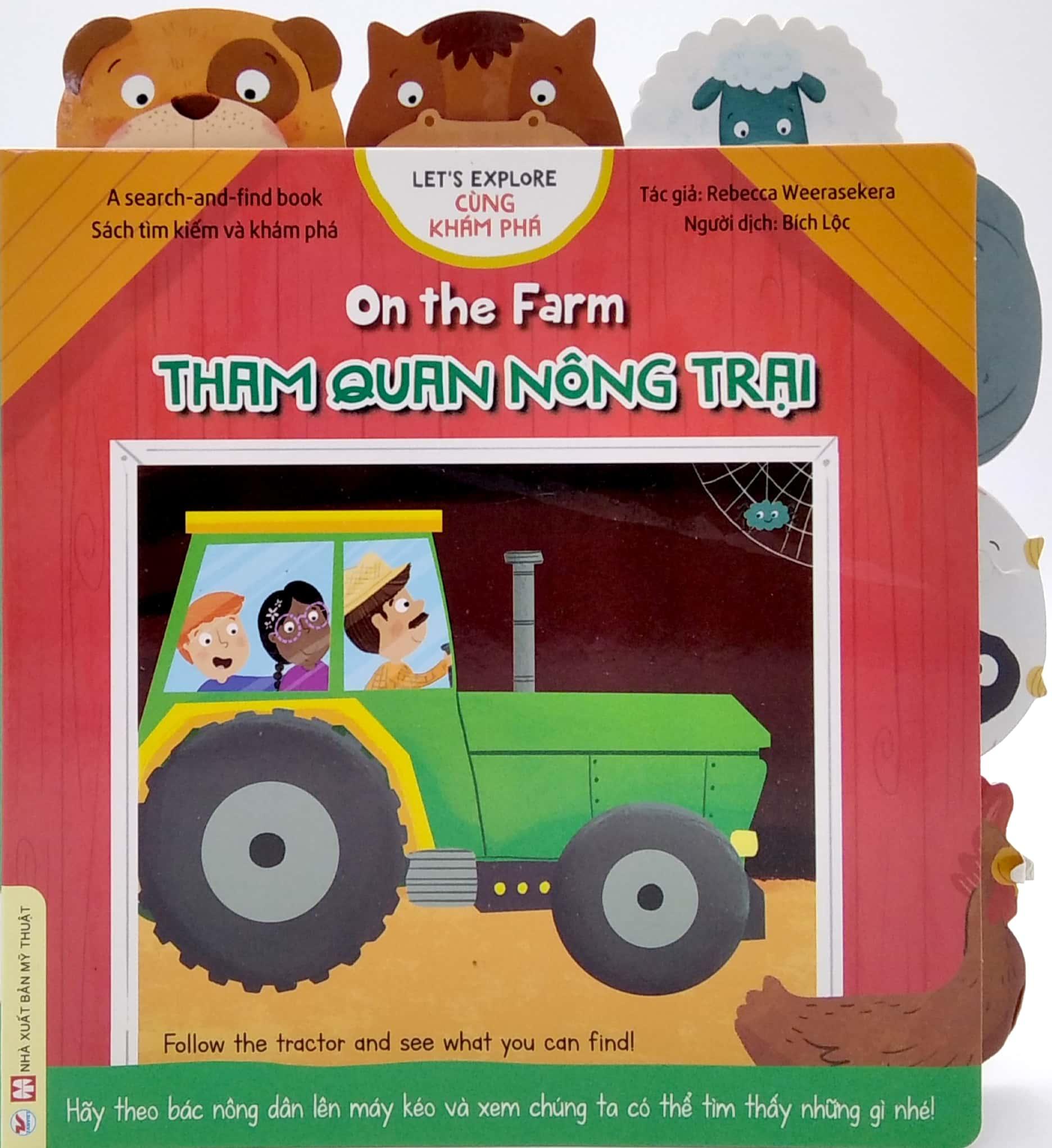 Bộ Sách Cùng Xem Và Khám Phá - Song Ngữ Anh Việt: Khám Phá Biển Sâu + Tham Quan Nông Trại + Vui Chơi Trong Rừng + Bước Vào Rừng Rậm