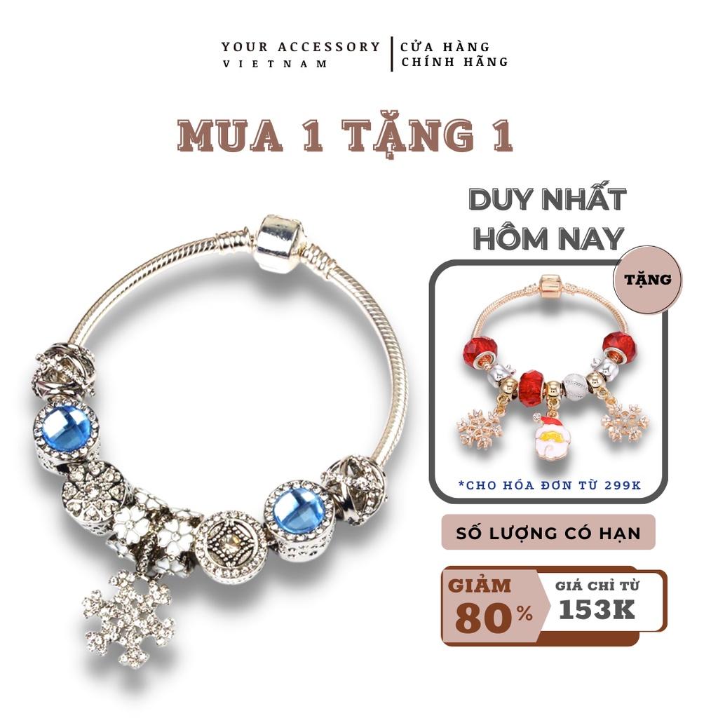 Vòng tay nữ mạ bạc S925 kiểu DIY cao cấp YA02 [YOUR ACCESSORY VIETNAM