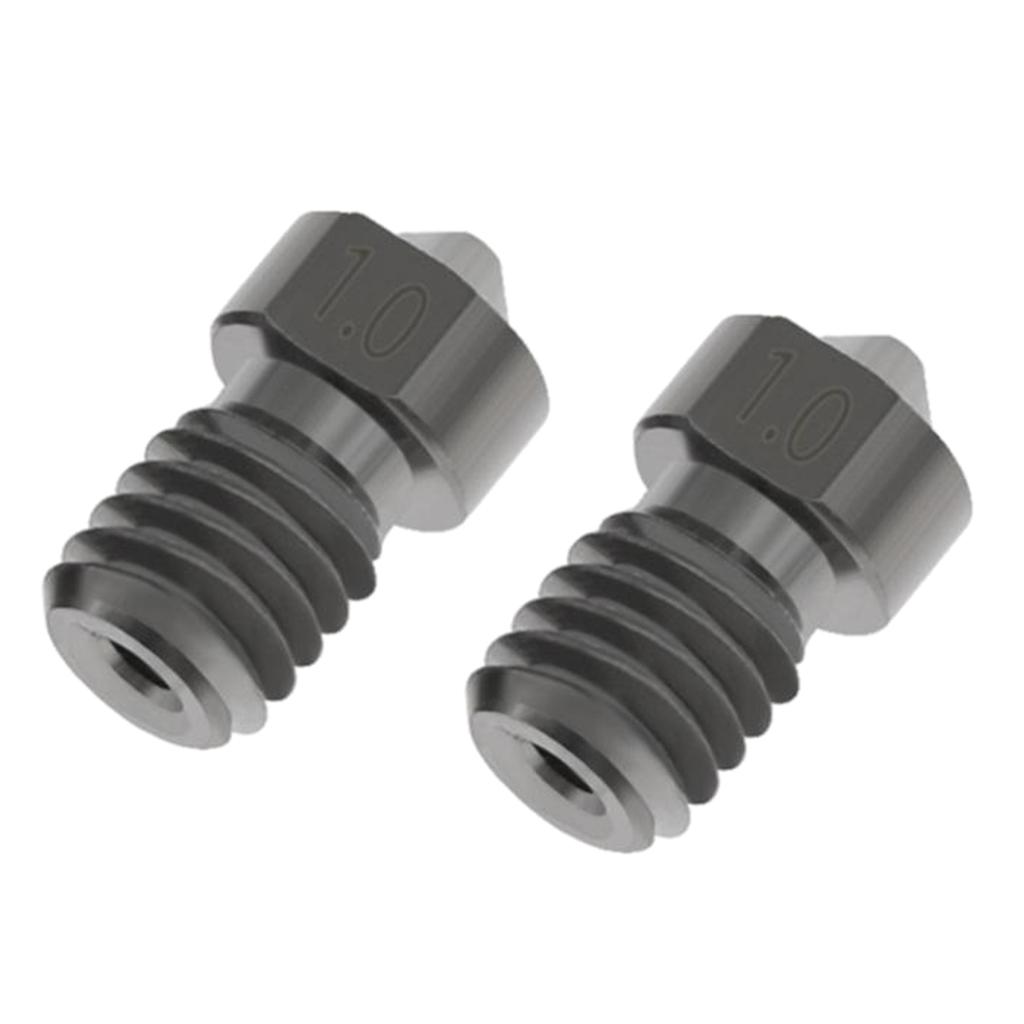 4 Packs 3D Printer 0.2 0.3 0.4 0.5 0.6 1.0mm V6 Nozzles 1.75mm Filament