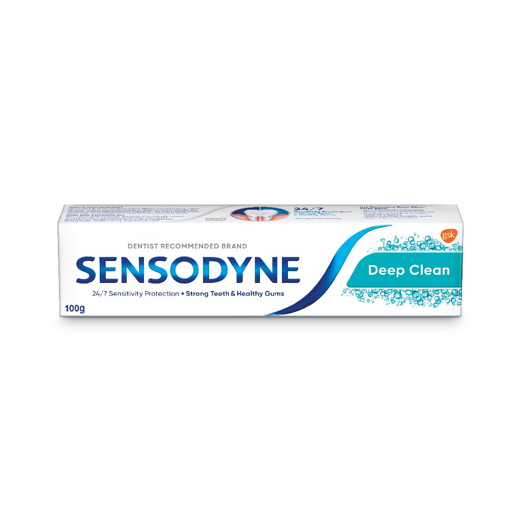 [Bộ 4] Kem Đánh Răng Sensodyne Deep Clean 100g/tuýp