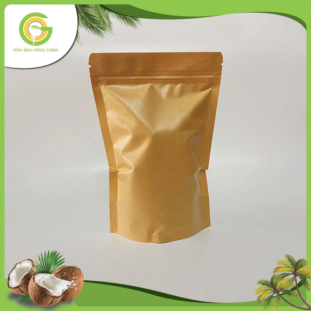 Bánh ống Đông Thành thơm ngon - Bánh ống xứ dừa dạng túi - Đặc sản Bến Tre túi bánh ống dừa