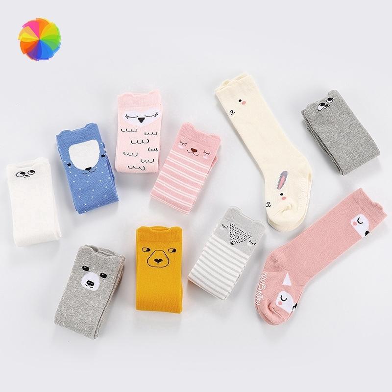 Vớ Cotton Chống Trượt Hình Hoạt Hình Cho Bé