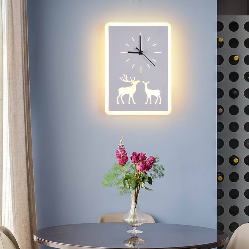 Đèn LED đồng hồ DEER hiện đại