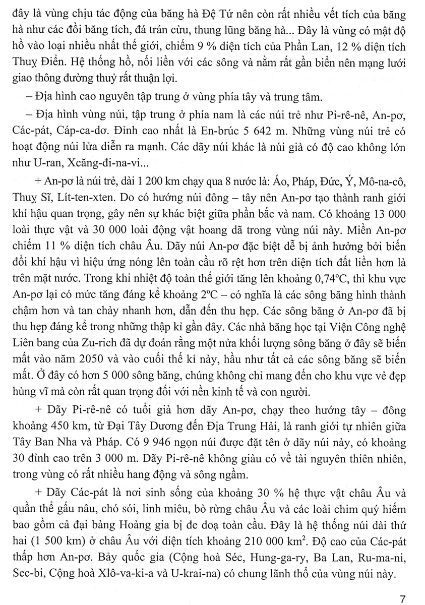 Sách tham khảo- Tư Liệu Dạy - Học Địa Lí 7 (Theo Chương Trình GDPT Mới)_HA