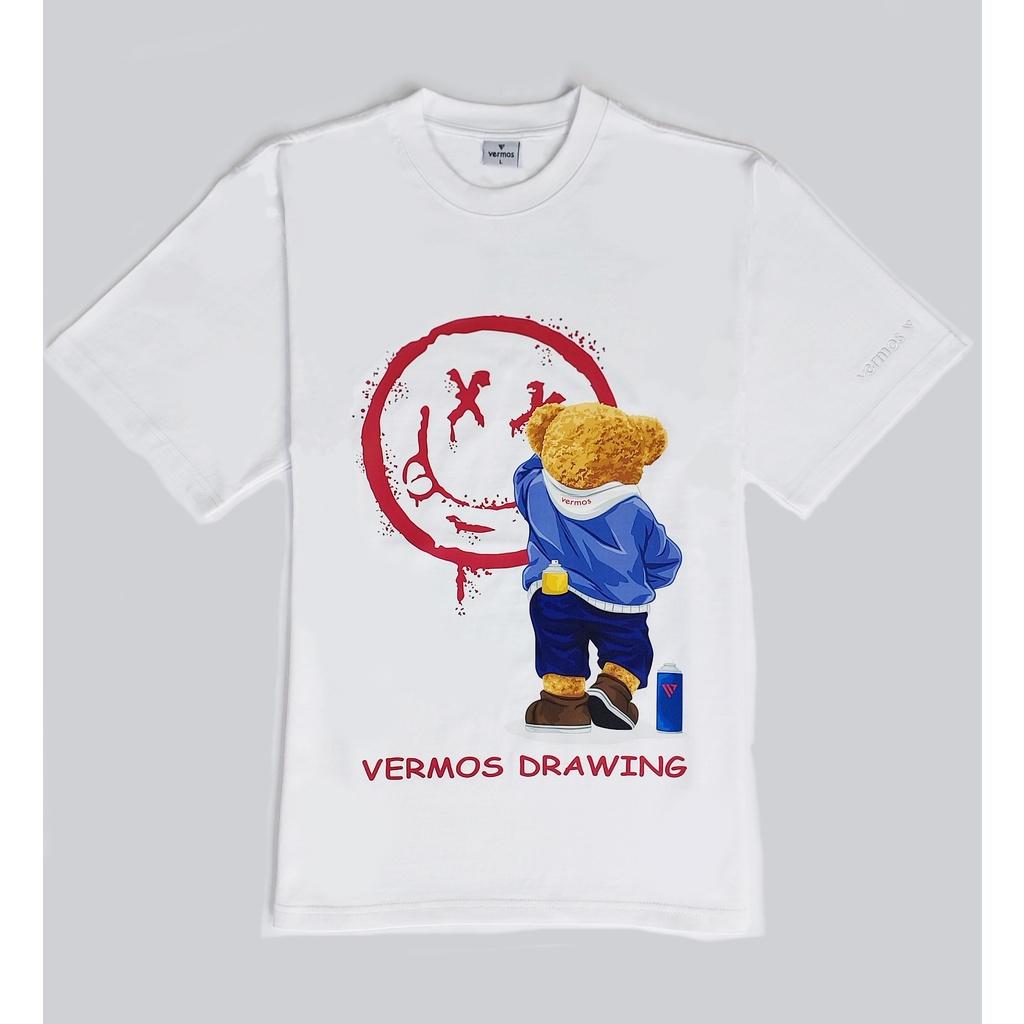 Áo Thun Vermos Teddy Drawing White
