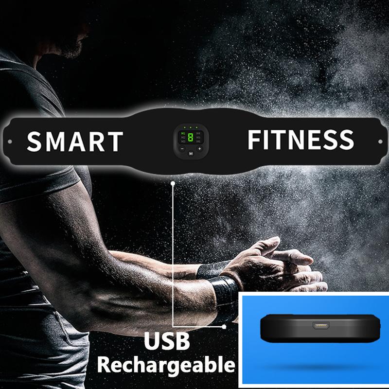 Tập Cơ Bụng Săn Chắc Đai Bụng Rung Cơ Thể Giảm Béo EMS Huấn Luyện Điện Cơ Máy Kích Thích Tập Thể Hình Máy Massage Eo Hỗ Trợ