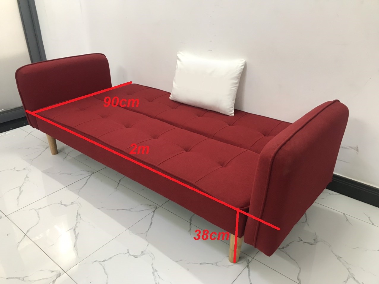 Bộ ghế sofa giường sofa bed tay vịn phòng khách sopha sivali04 salon