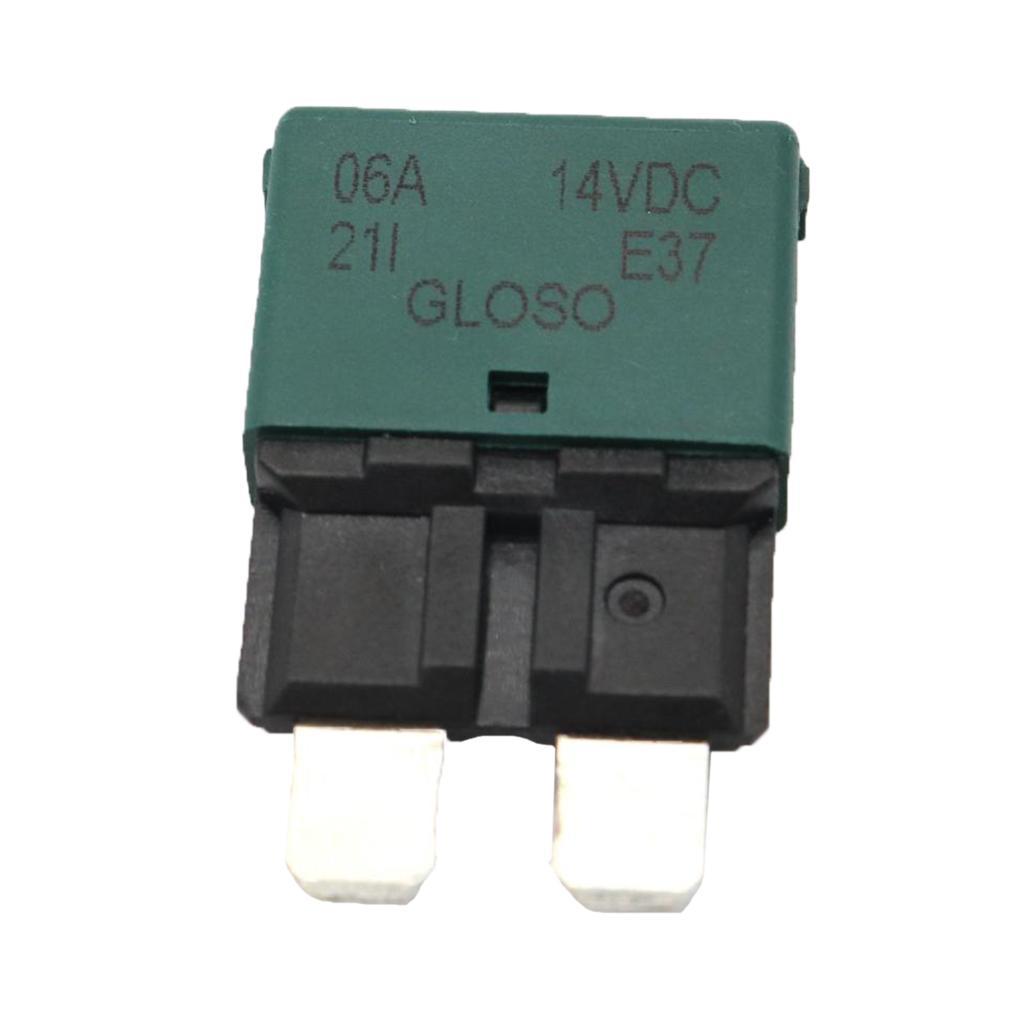 6Amp Mini Automatic Reset -Style Circuit Breaker for Car Truck Marine