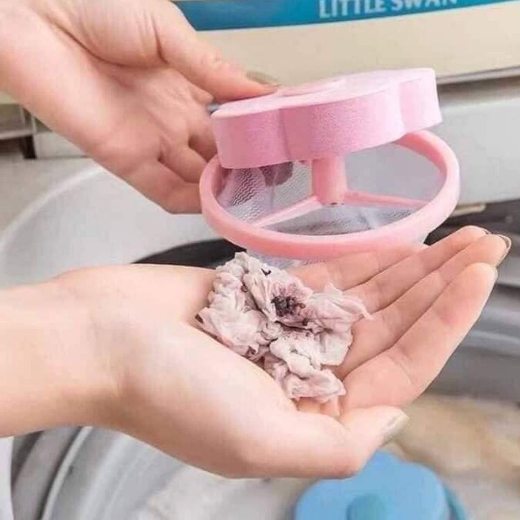 Phao Lọc Cặn Bẩn Máy Giặt, Túi Lọc Gom Rác Lồng Máy Giặt
