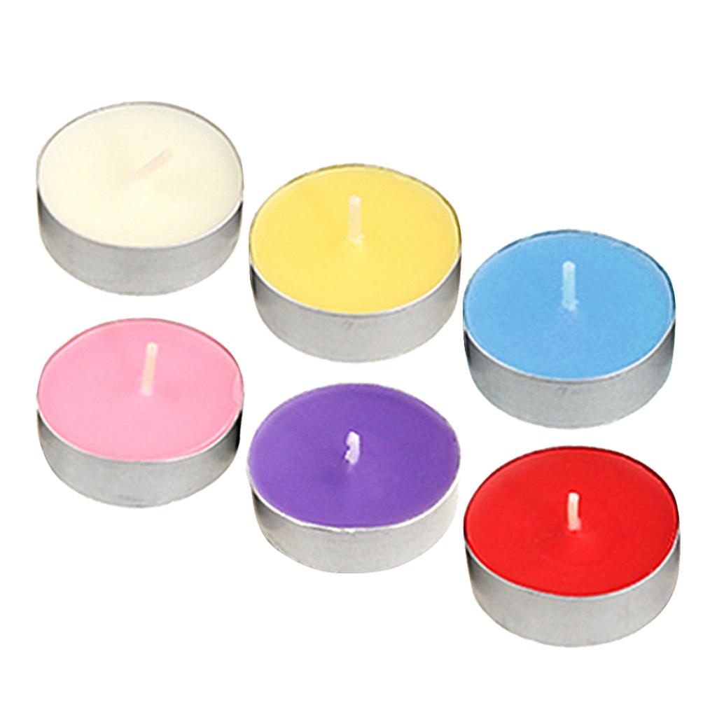 10 Chiếc Nến Tròn Không Khói Cho Bữa Tiệc Sinh Nhật 3,5x1cm